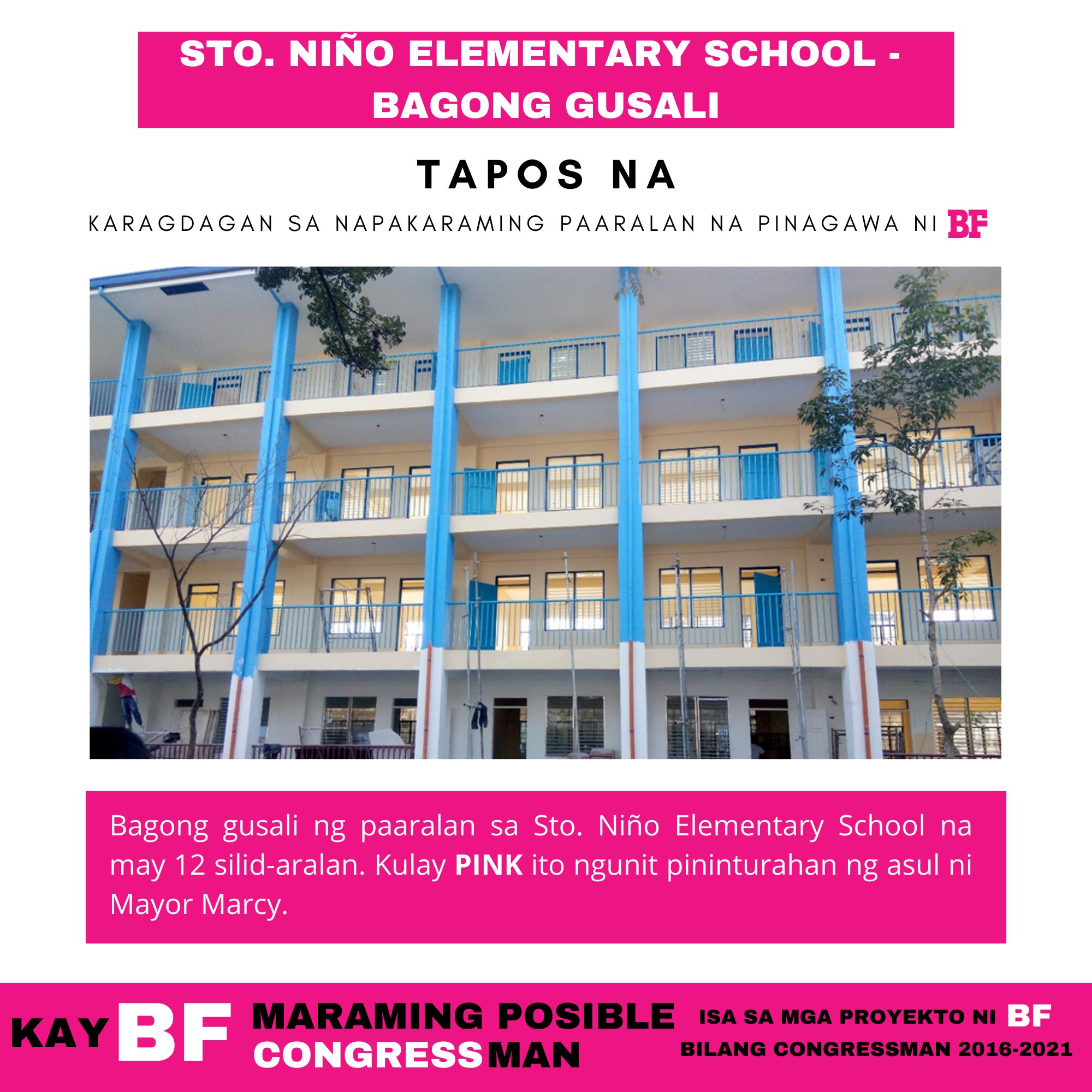 sto nino elem school bagong building