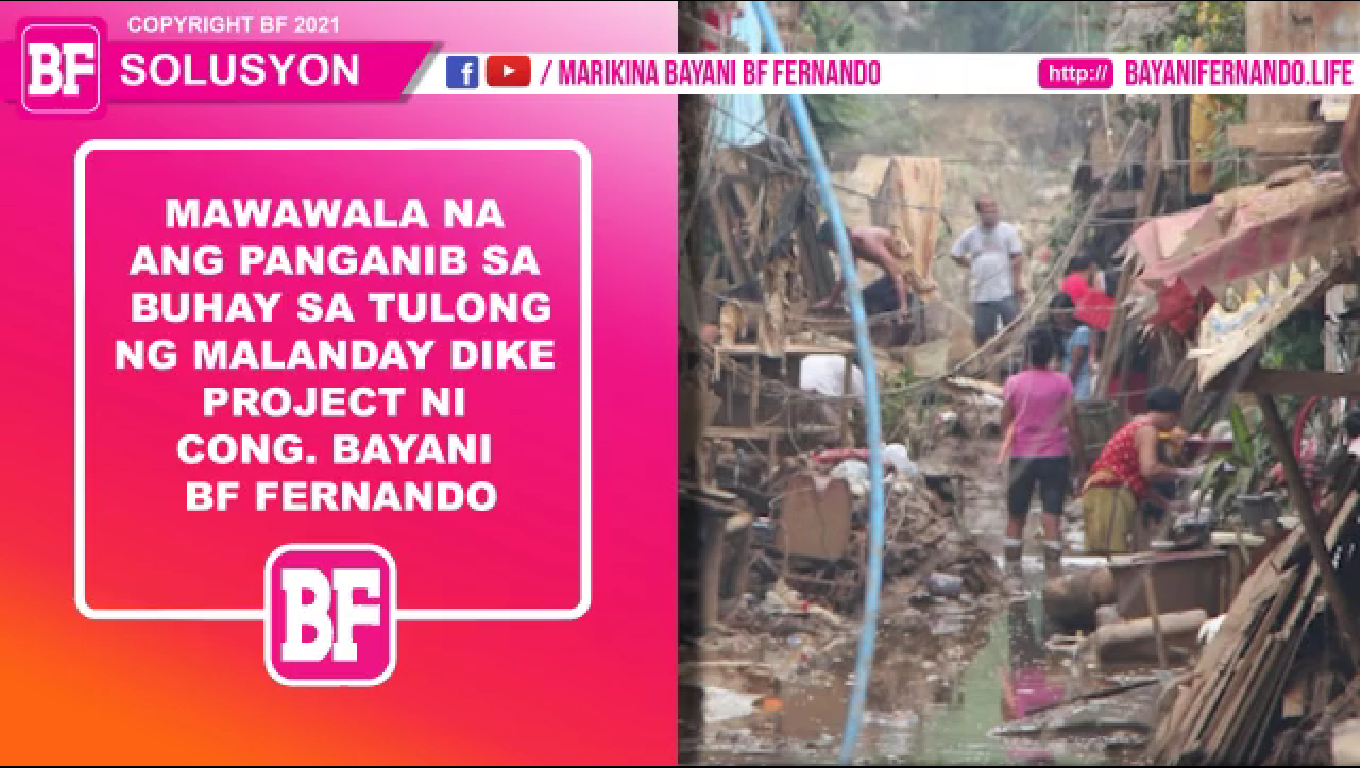 Mawawala na ang Panganib sa Buhay sa Tulong ng Proyektong ito ni Cong. Bayani BF Fernando