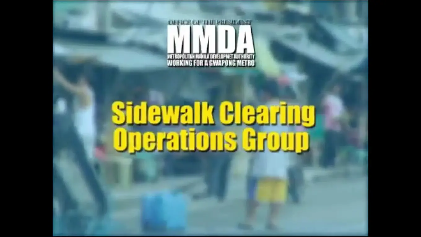 Sidewalk and Roadway Clearing Operation | MMDA Chairman Bayani Fernando 